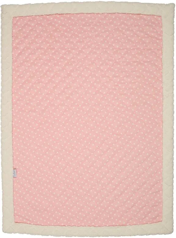 tavo Schmusedecke STERNCHEN TEDDY (75x100) in pastellrosa