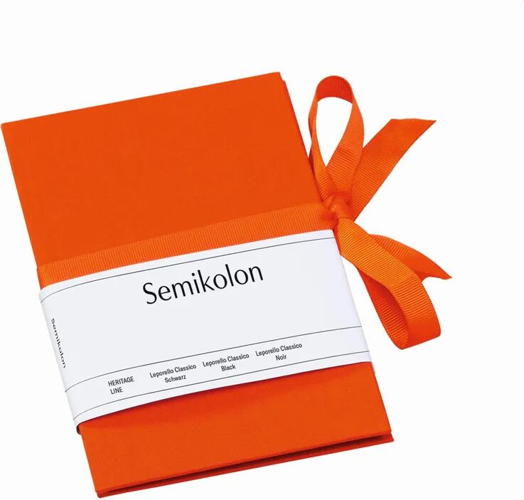 Semikolon Leporello Classico orange