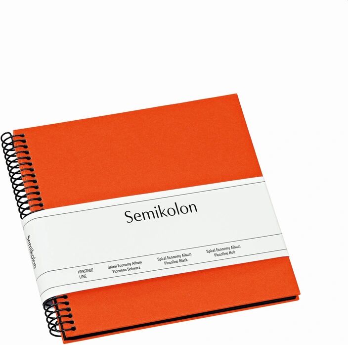 Semikolon Spiral Piccolino black orange