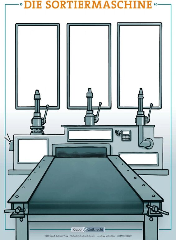 Krapp & Gutknecht Sortiermaschine - Plakat DIN A1