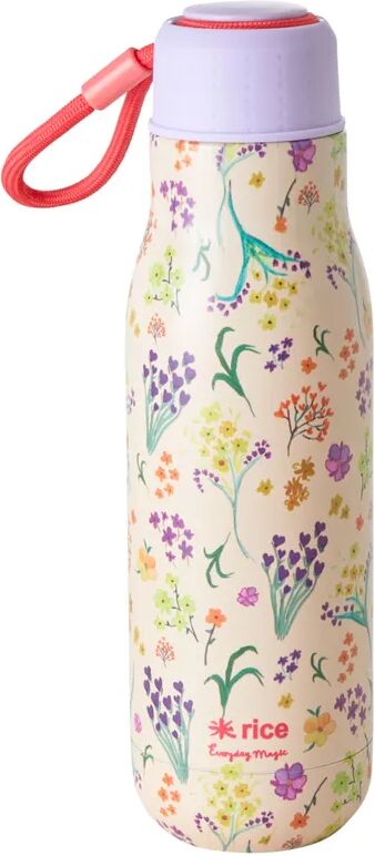 rice Stahl-Trinkflasche WILD FLOWERS 0,5l in bunt