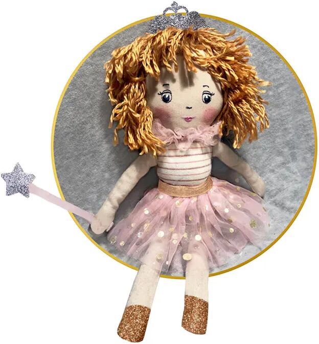 Die Spiegelburg Stoffpuppe PRINZESSIN LILLIFEE (25cm) mit Zubehör in rosa/gold