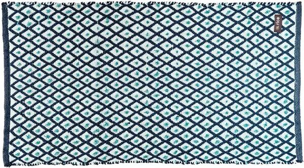 rice Teppich DOORMAT – HARLEQUIN (60x90) in blau/grau