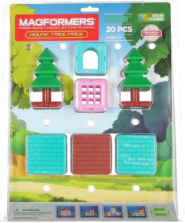 Magformers Zubehör-Set MAGFORMERS 278-27 HOUSE TREE PACK 20-teilig