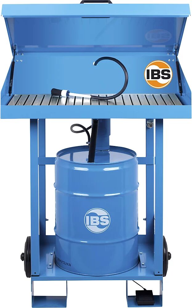 IBS Scherer Teilereinigungsgerät Typ F2-D für 50-l-Fass Arbeits-HxBxT 920 x 790 x 490 mm