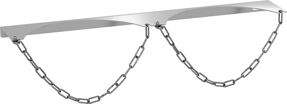 EUROKRAFTbasic Gasflaschen-Wandhalterung für Flaschen-Ø max. 320 mm für 2 Flaschen, ab 5 Stk