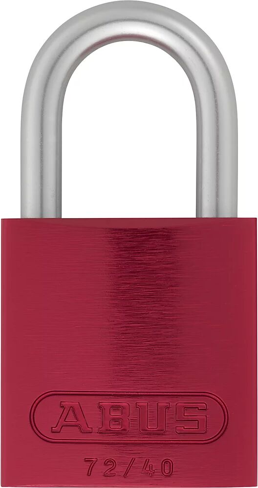 ABUS Vorhängeschloss, Aluminium 72/40, VE 6 Stk rot