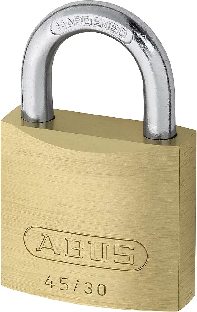 ABUS Vorhängeschloss 45/30 Lock-Tag, VE 12 Stk Messing