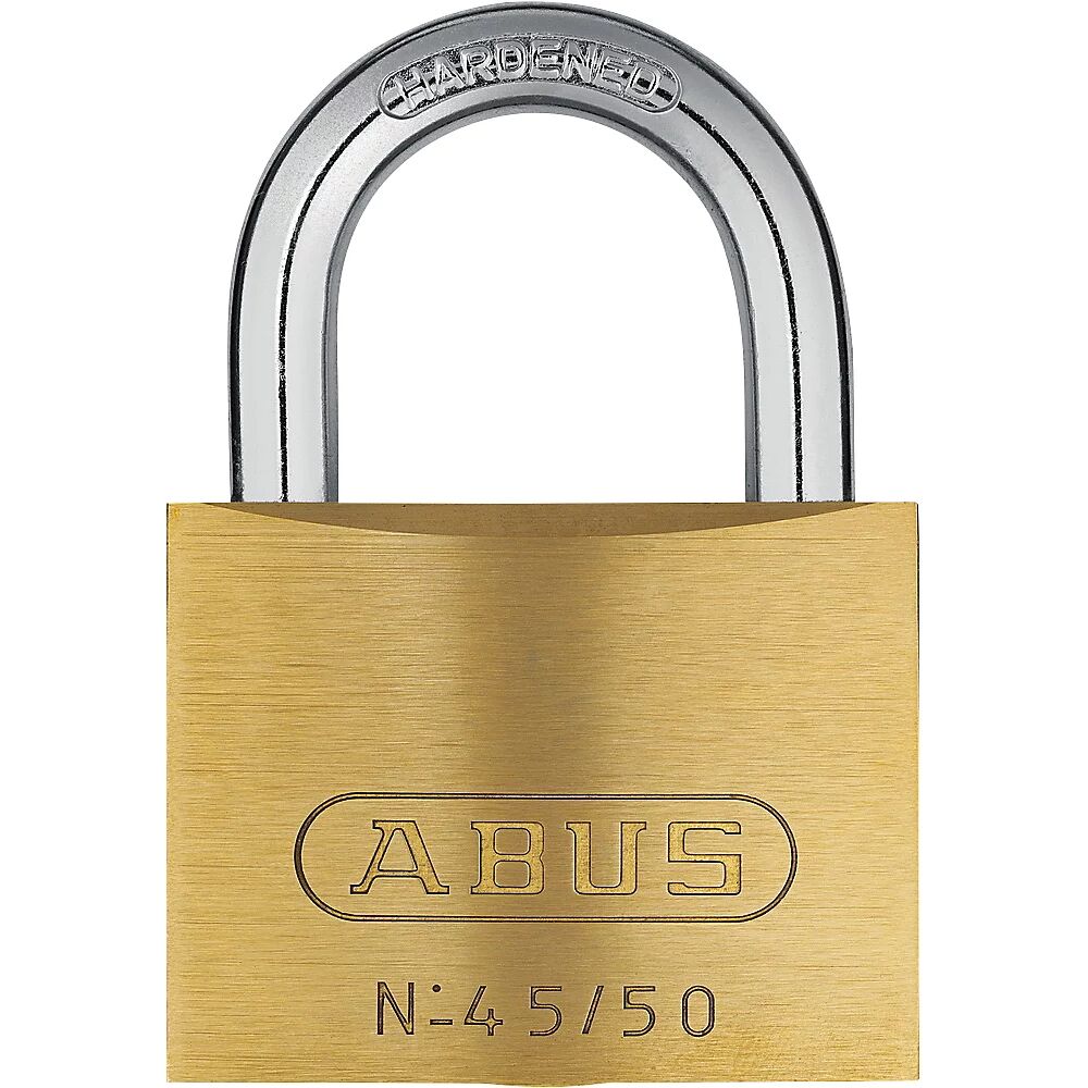 ABUS Vorhängeschloss 45/50 Lock-Tag, VE 6 Stk Messing