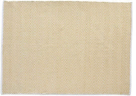 Hug Rug Fischgrätmuster In- & Outdoor-Teppich aus PET-Flaschen, gold, 120 x 170 cm