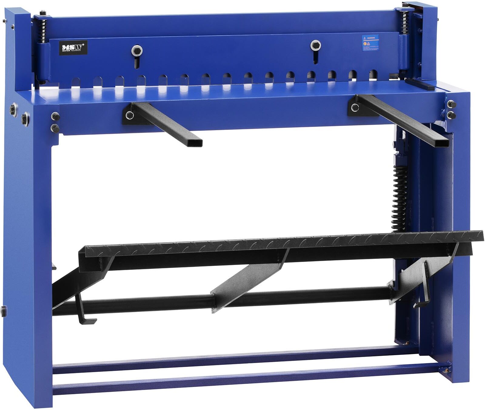 MSW Tafelschere - mit Unterbau - Fußpedal - 1000 mm Schnittlänge - bis 1,5 mm Materialstärke - 0 - 840 m