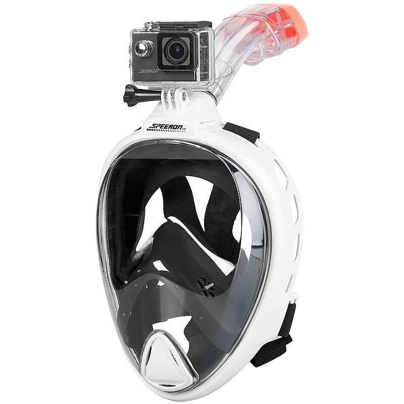 Speeron Tauch-Video-Set mit Tauchmaske und 4K-Action-Cam, Größe L