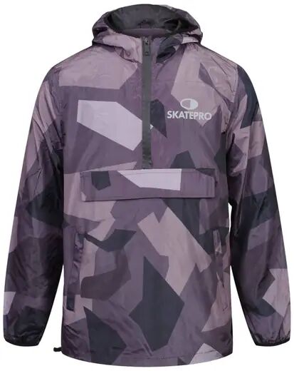 SkatePro Graphic Anorak (Grey Camo)