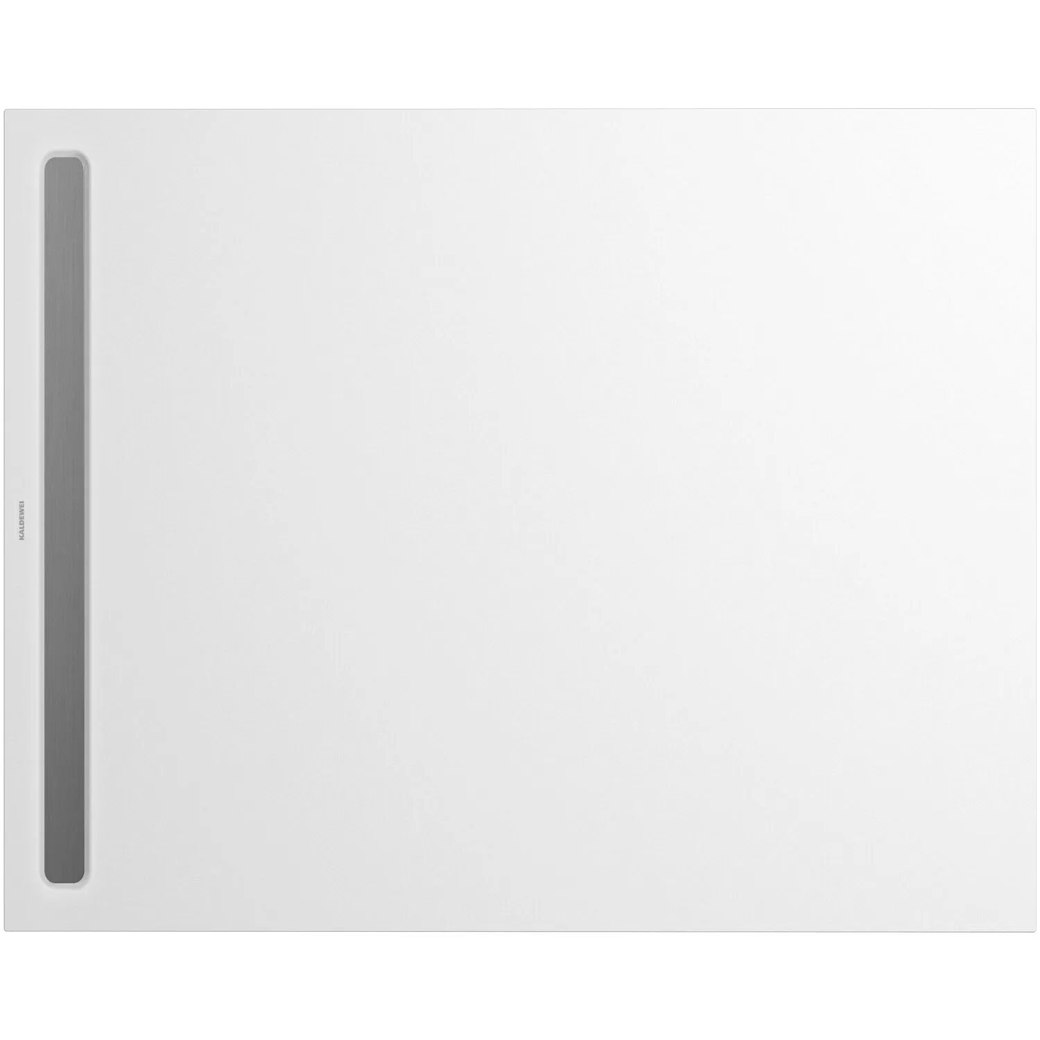 Kaldewei Nexsys Duschfläche mit Ablaufrinne 80 x 100 cm  L: 80 B: 100 H: 4,8 cm cool grey 40 411346300664