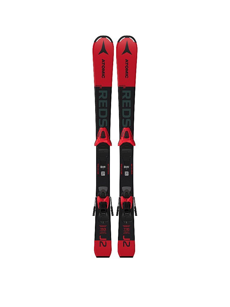 Atomic Jugendski Set Redster J2 100-120 + C 5 GW 20/21 rot   Größe: 100CM   AASS02480 Auf Lager Unisex 100CM