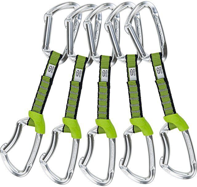 CLIMBING TECHNOLOGY Karabiner Express-Set Lime 5er Set NY keine Farbe   2E661DZ C0P ST1 Auf Lager Unisex EG