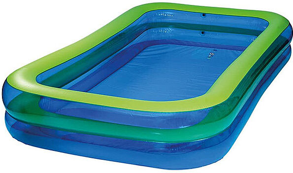 HAPPY PEOPLE Jumbo Pool 305 x 183 x 50 cm blau   77778 Auf Lager Unisex EG