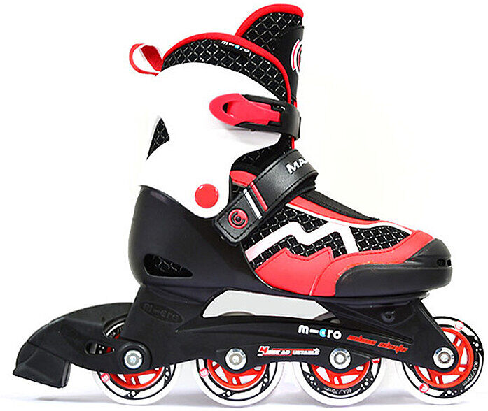 MICRO Kinder Inlineskates Majority rot   Größe: 27-30   MAJORITY Auf Lager Unisex 27-30