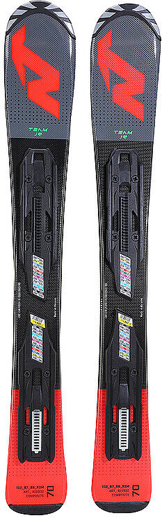 NORDICA Kinderski Set Team J R FDT + JR 4.5 FDT 21/22 grau   Größe: 90CM   0A1346MF Auf Lager Unisex 90CM