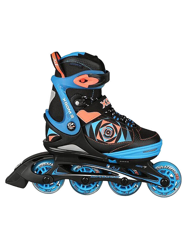 STUF Jungen Inlineskates XOOM 2 blau   Größe: 29-32 (S)   3001664 Auf Lager Unisex 29-32 (S)