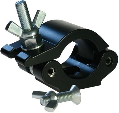 Doughty T58601 LP Hook Clamp Half Coupler (48-51mm), SCHWARZ