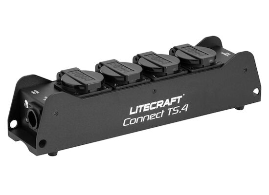 Litecraft Connect TS.4 Splitbox, schwarz