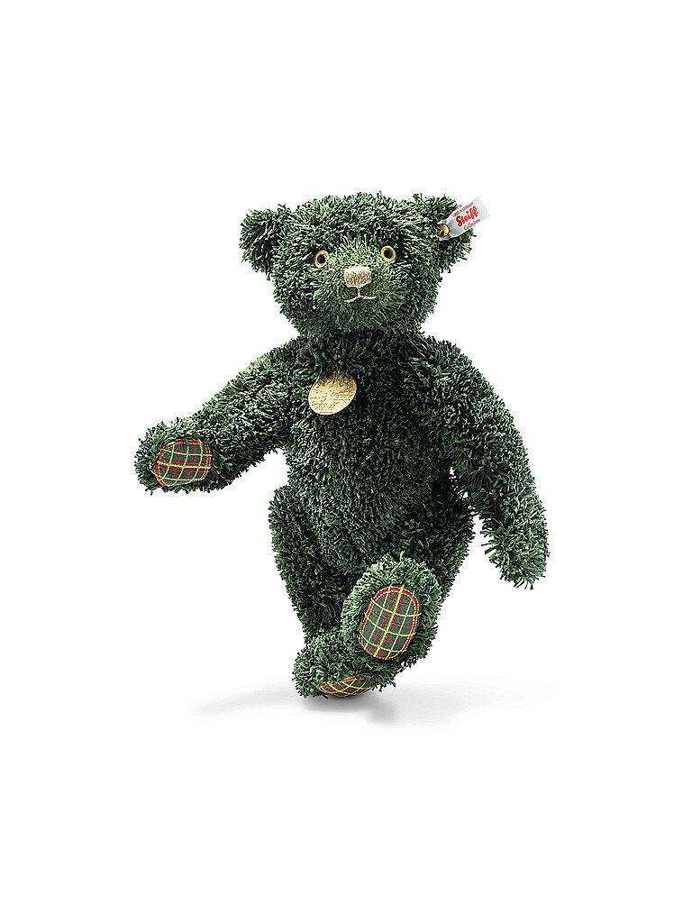 STEIFF eddies for tomorrow Green Christmas Teddybär 34cm Sammlerstück