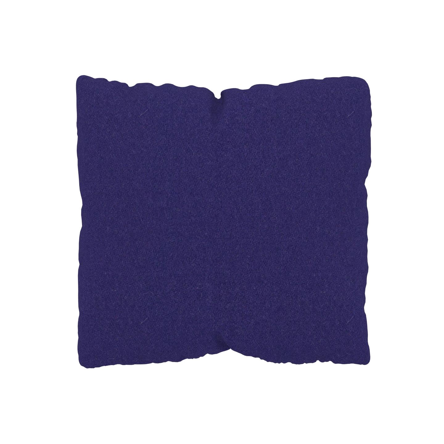 MYCS Kissen - Tintenblau, 40x40cm - Wolle, individuell konfigurierbar