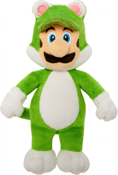 Divers Nintendo Mario Bros U Plüsch - Cat Luigi, 20 cm