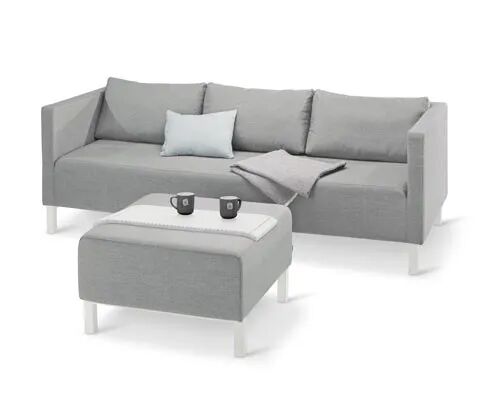 Tchibo Lounge-Sofa mit Sunbrella®-Stoff Aluminium