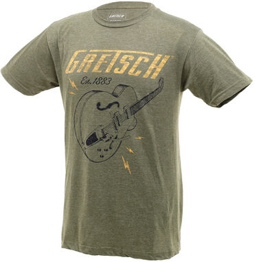 Gretsch T-Shirt Lightning Bolt XXL