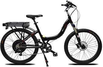 Der BESTSELLER aus AMERIKA ! Mountain eBike / „Elektrobike Stride R500“26” Hinterradantrieb, Gashebel für den Antrieb uvm. Lithium-Ionen-Akku mit[nbsp]500 Watt KEIN AUSSTELLUNGSSTÜCK; IST ORIGINAL VERPACKT Das Mountain eBike "Stride R500" überzeugt mit dem effizienten 500W Hinterradmotorantrieb. Durch den Hinterradanrieb haben Sie insbesondere bei Steigung und rutschiger Fahrfläche ein stabileres Fahrverhalten als mit dem Vorderradantrieb. Den Motor kann man durch Betätigung vom Gashebel aktivieren. Die Geschwindigkeit beträgt maximal 25 km/h. 1