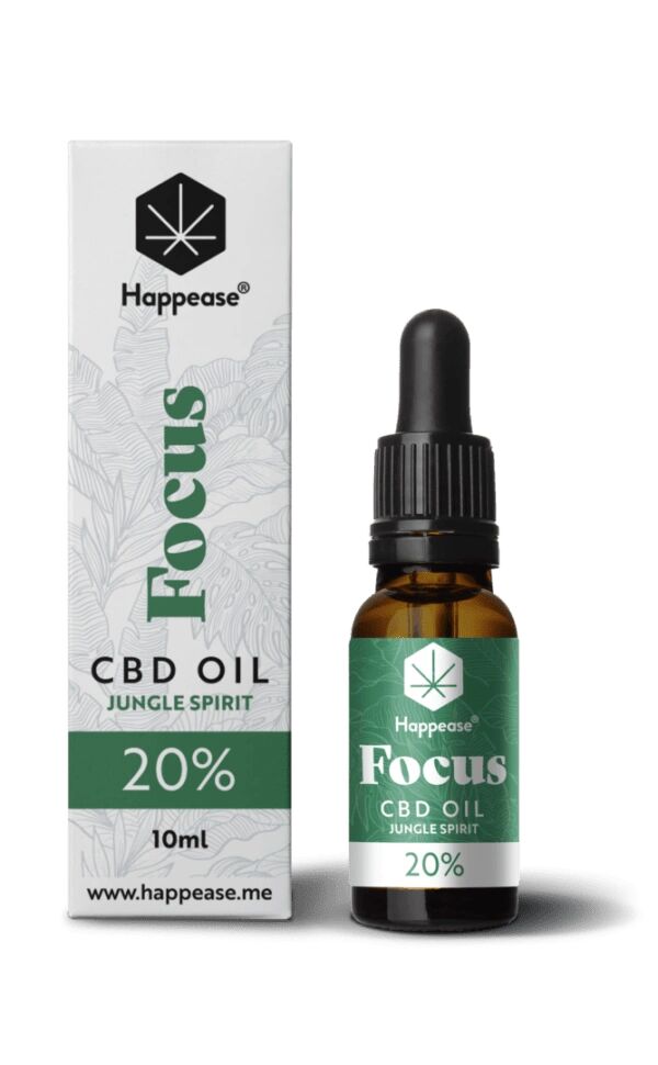 Happease Focus 20% CBD olej Jungle Spirit (10ml)
