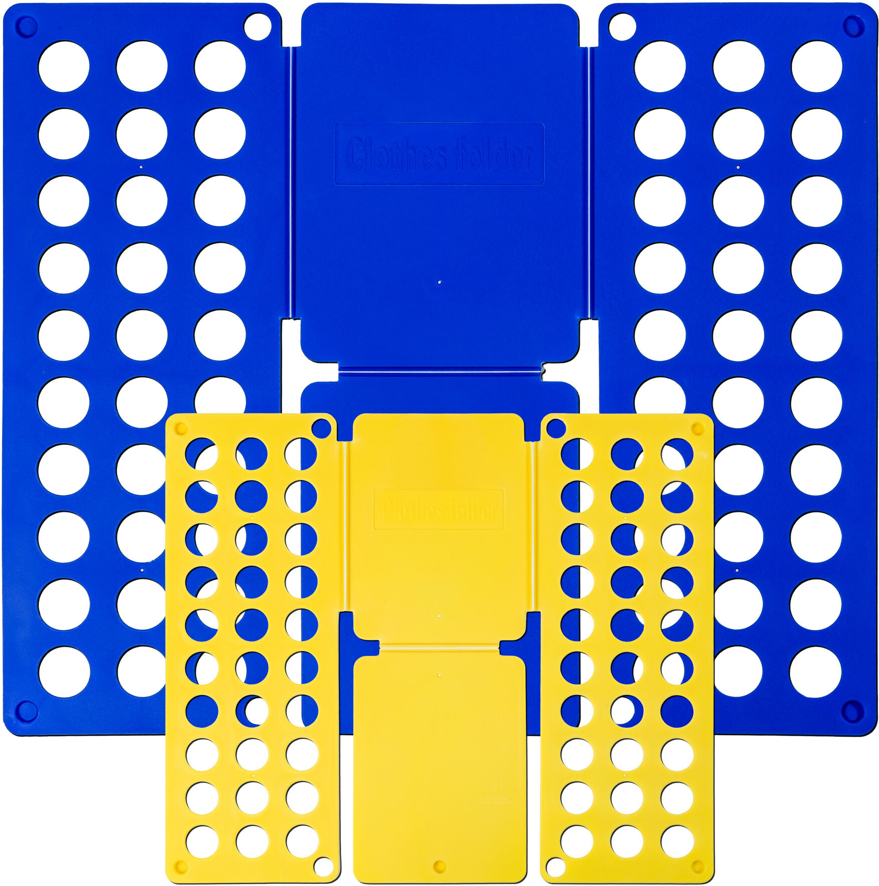 tectake Deska na skládání oblečení sada 2 desek velké/malé - modrá