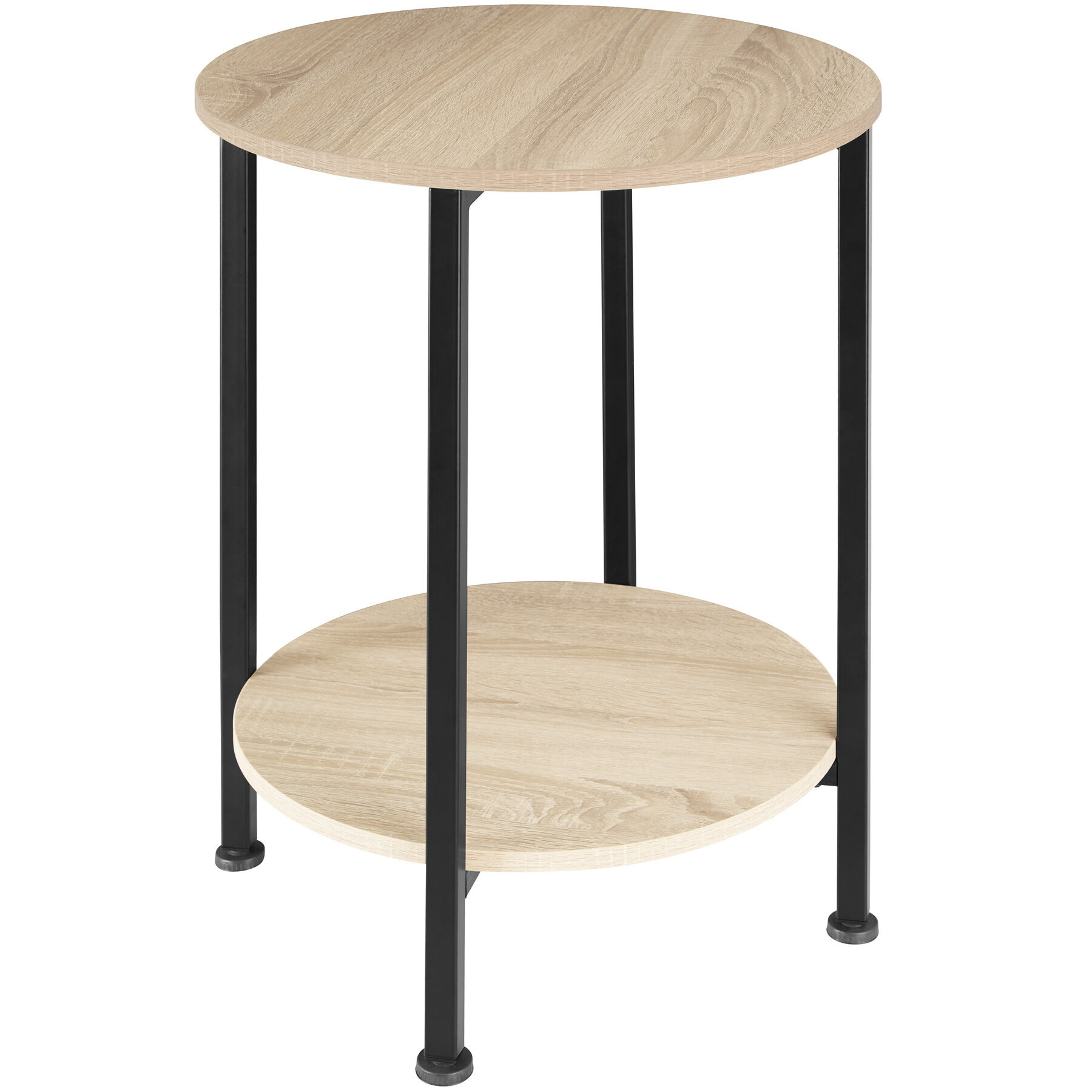 tectake Odkládací stolek Ballina - Industrial světlé dřevo