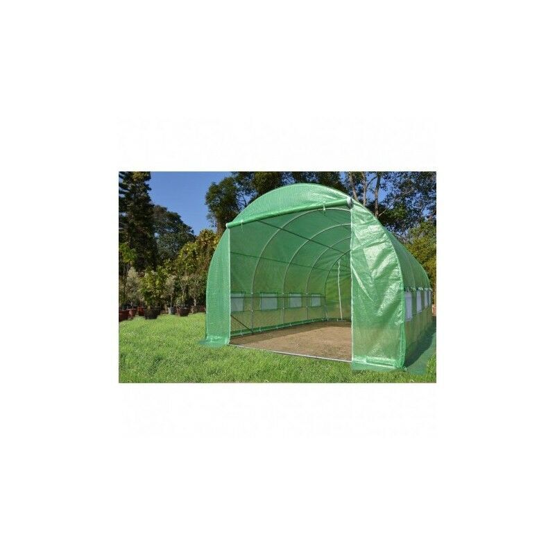 GREEN PROTECT Serre maraichère 3x8m film 200gr/m² hauteur 2,25m Green Protect