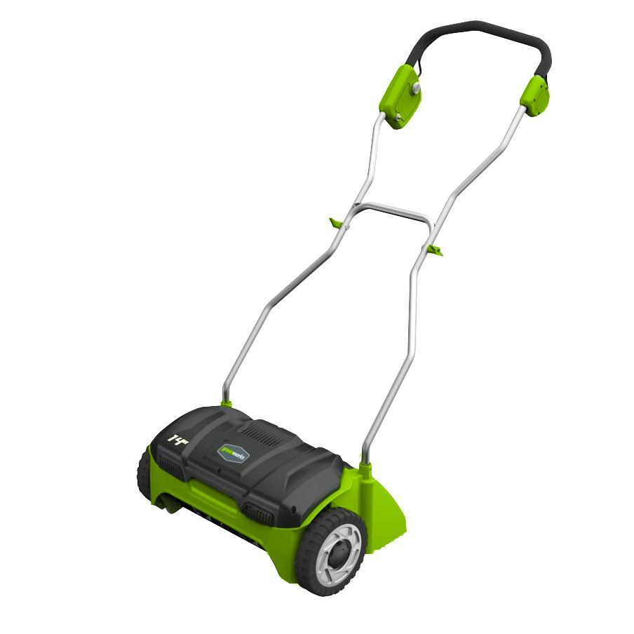 GREENWORKS Scarificateur électrique à fil GREENWORKS 32 cm de largeur de coupe, 1100W -