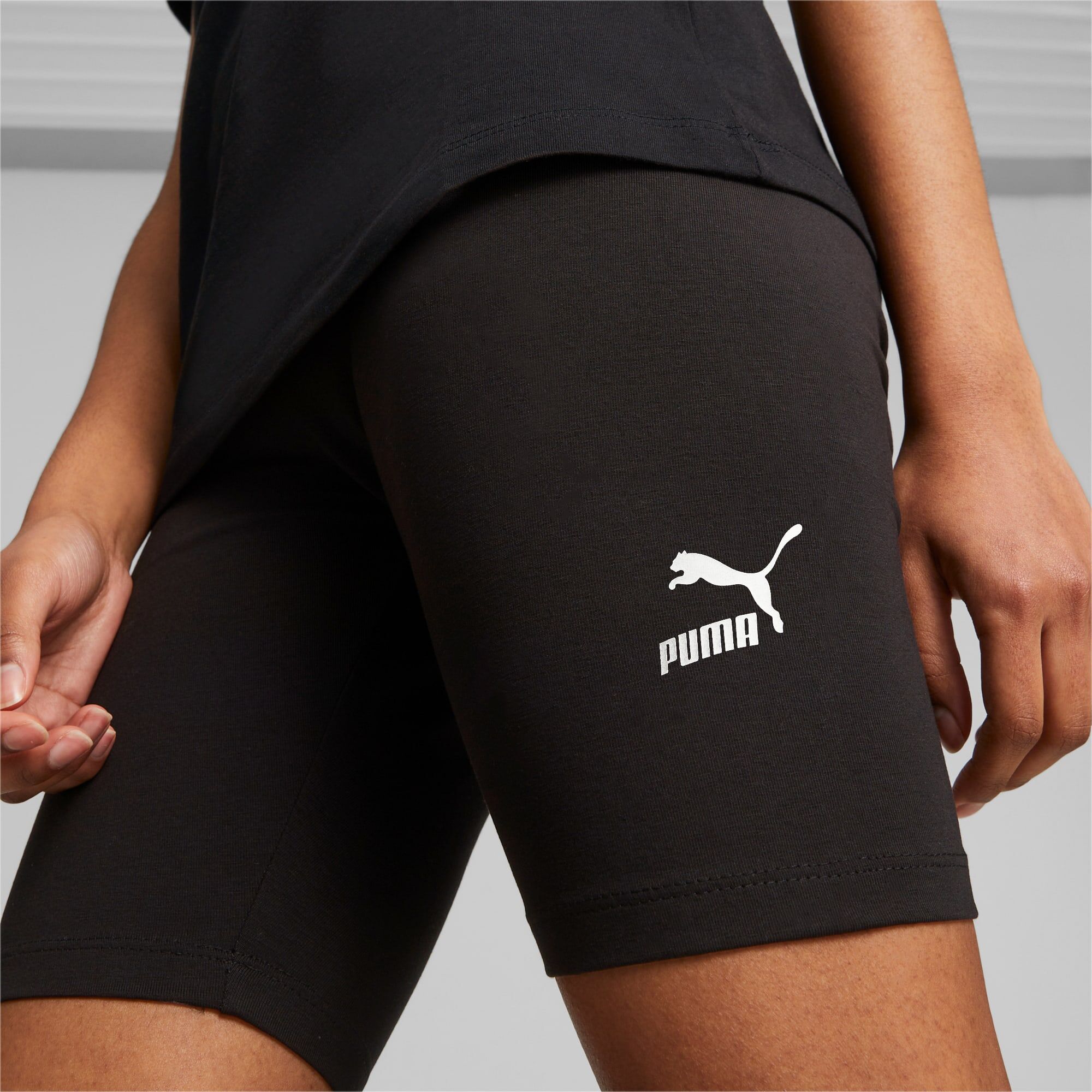 PUMA Legging court Classics femme, Noir, Taille XL, Vêtements