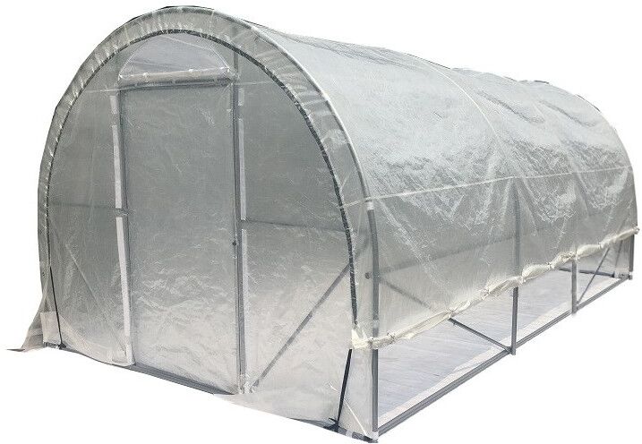 Green Protect Serre tunnel maraîchère Luxe 3x6m - 200gr/m² H2,40m - Green Protect