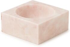 Stoned Schaal marmer 10 x 10 cm - Roze