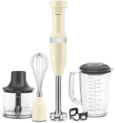 KitchenAid Staafmixer 5-delig 5KHBV83 - Amandelwit - Gebroken wit