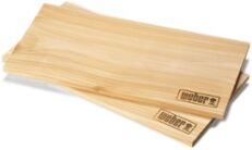 Weber Western Red Cedar L rookplank set van 2 - Lichtbruin