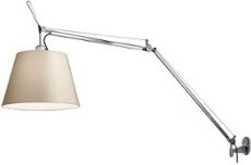 Artemide Tolomeo Mega parete wandlamp met dimmer aluminium - Crème