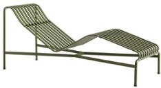 Hay Palissade Chaise Longue ligbed voor buiten 65,5 x 164,5 x 70 cm - Olijfgroen