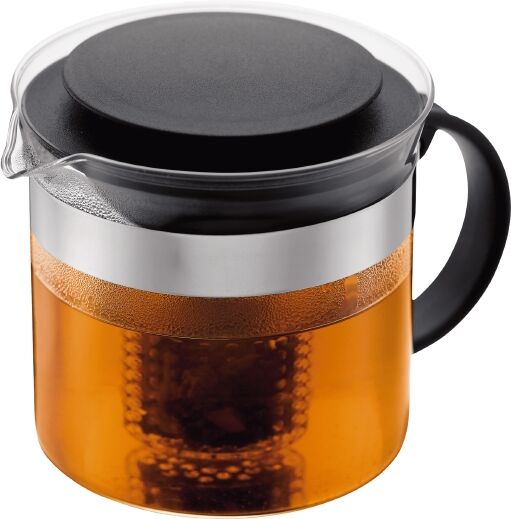 Bodum BISTRONOUVEAU Theepot met Kunststof filter, 8 kops, 1.0 l Zwart