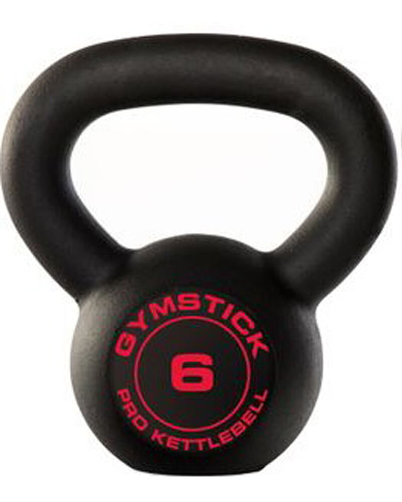 Gymstick Pro Kettlebell - Zwart - Met Online Trainingsvideo's - 6 kg