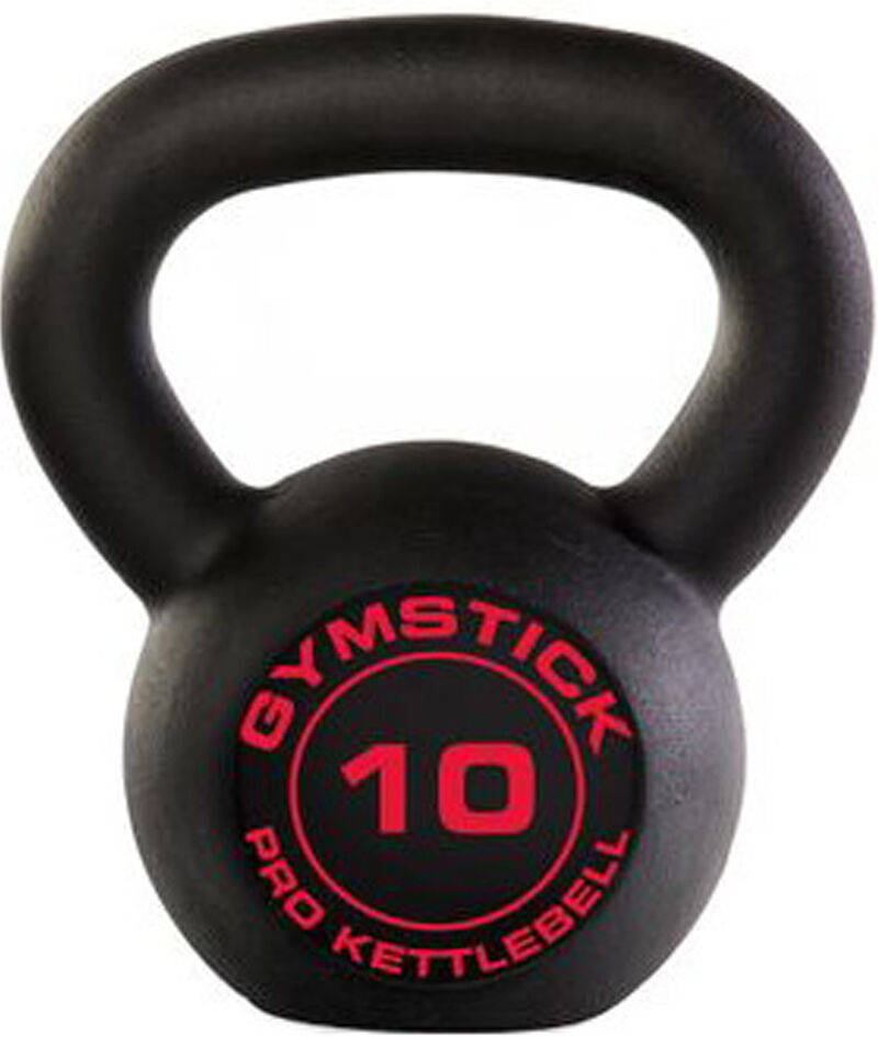 Gymstick Pro Kettlebell - Zwart - Met Online Trainingsvideo's - 10 kg