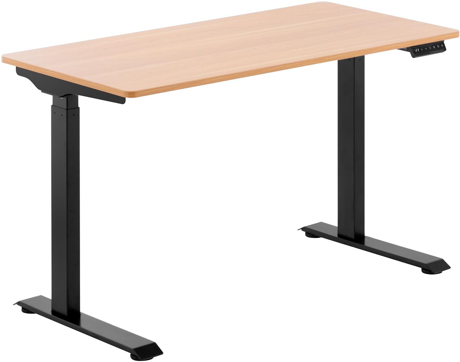 Fromm & Starck In hoogte verstelbaar bureau - 90 B - 730-1,233 mm - bruin / zwart STAR_ATFE_15