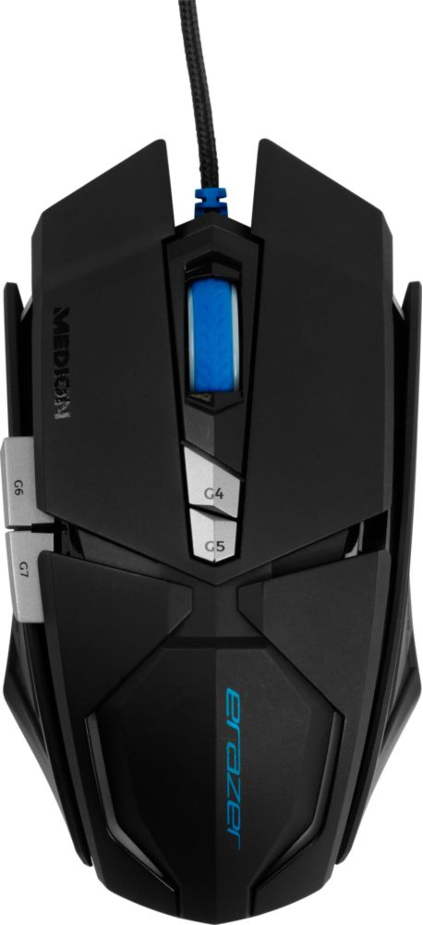 MEDION ERAZER X81044 Gaming Mouse  lasersensor  OMRON muisknoppen  8000 dpi  7 knoppen