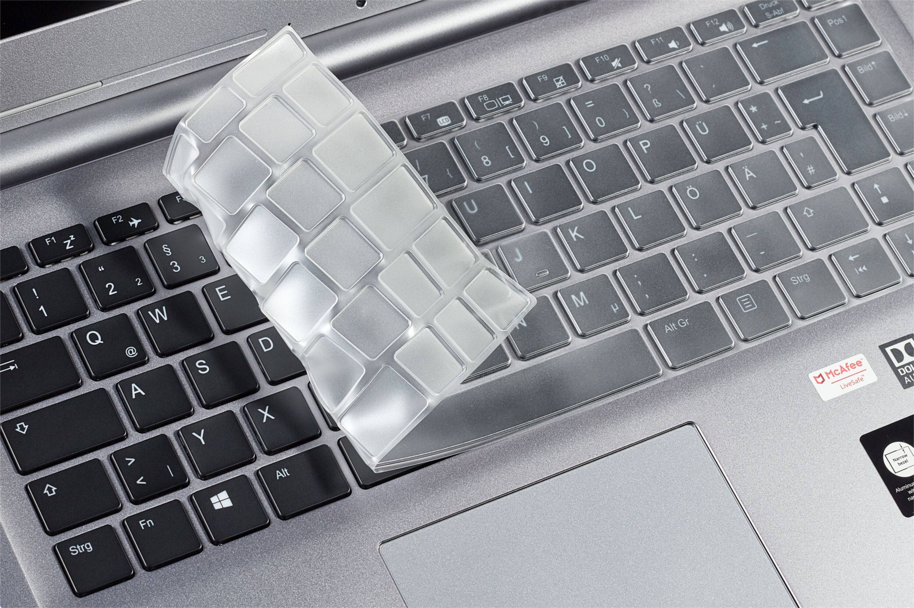 MEDION TPU Keyboard Cover MD 61099  dun en transparant  bescherming tegen vuil, kruimels, stof en water